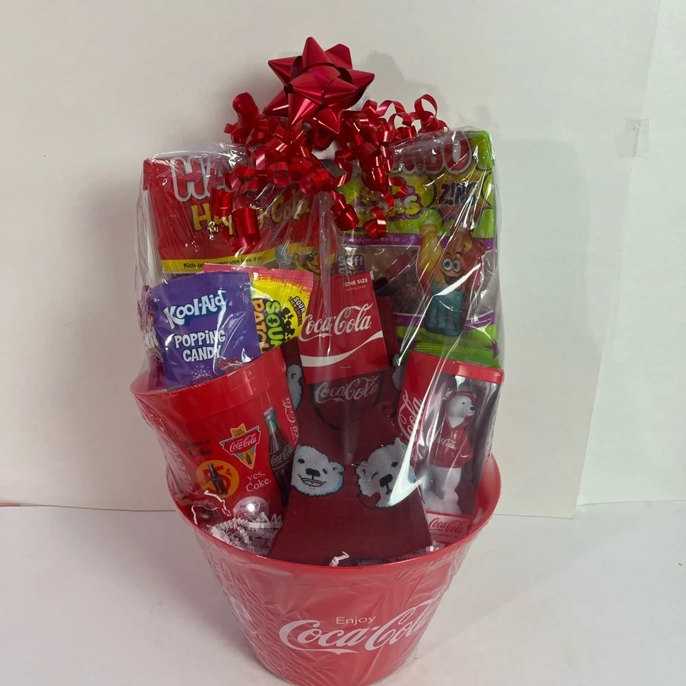 Coca Cola Themed Gift Basket